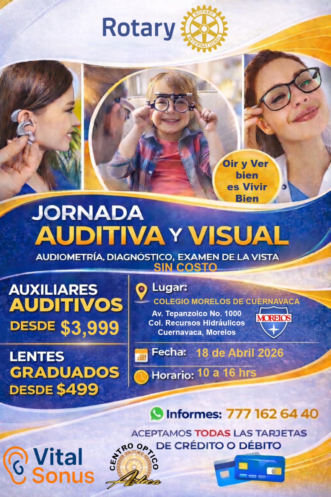 Cartel de la Jornada Auditiva y Visual